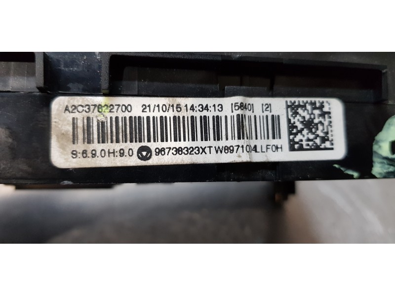 Recambio de mando climatizador para peugeot 5008 active referencia OEM IAM 96738323XT  