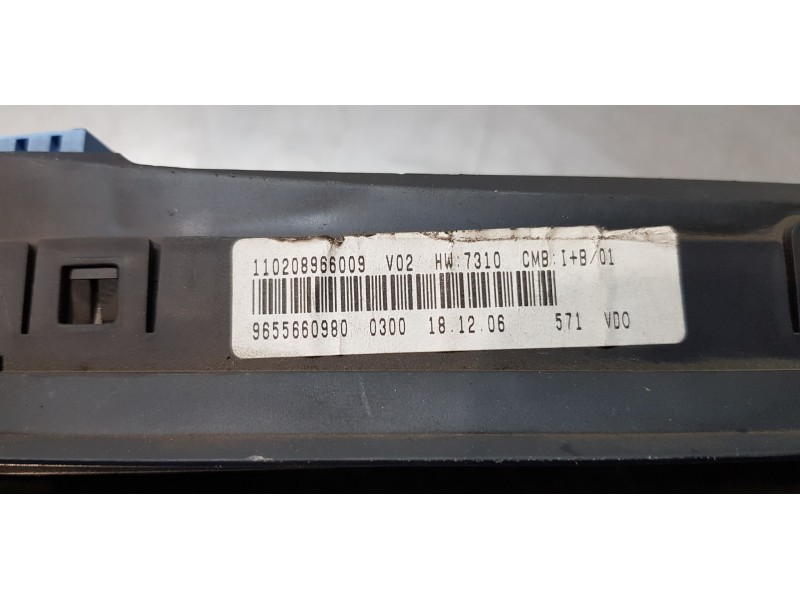 Recambio de cuadro instrumentos para citroen xsara picasso 2.0 hdi sx plus referencia OEM IAM 965566980  