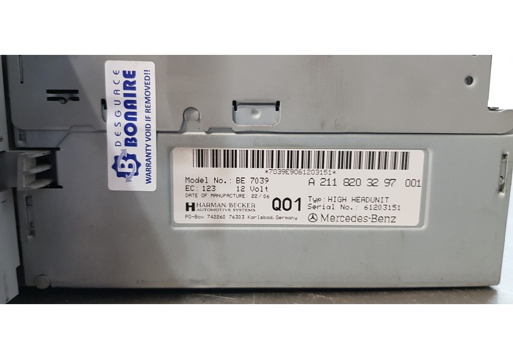 Recambio de sistema navegacion gps para mercedes clase cls (w219) 350 cgi (219.357) referencia OEM IAM A2118203297  