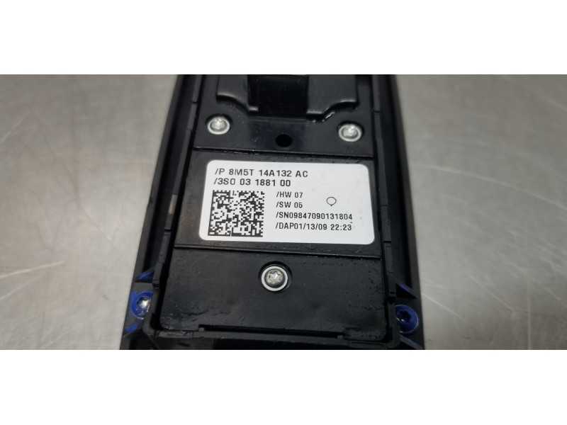 Recambio de mando elevalunas delantero izquierdo para ford kuga (cbv) titanium referencia OEM IAM 8M5T14A132AC   Recambio de mando elevalunas delantero izquierdo para ford kuga (cbv) titanium referencia OEM IAM 8M5T14A132AC