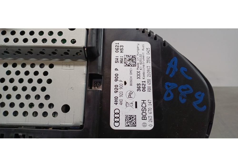 Recambio de cuadro instrumentos para audi a8 (4hc/4hl) 3.0 tdi clean diesel quattro referencia OEM IAM 4H0920900P  