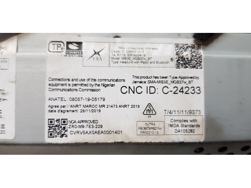 Recambio de pantalla multifuncion para volkswagen caddy furgón/kombi kasten bmt referencia OEM IAM 5H0035867A   Recambio de pantalla multifuncion para volkswagen caddy furgón/kombi kasten bmt referencia OEM IAM 5H0035867A