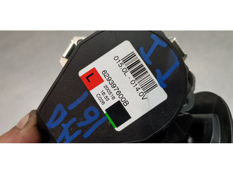 Recambio de cinturon seguridad trasero izquierdo para land rover discovery sport pure referencia OEM IAM LR072159 AMFK72611B69AG