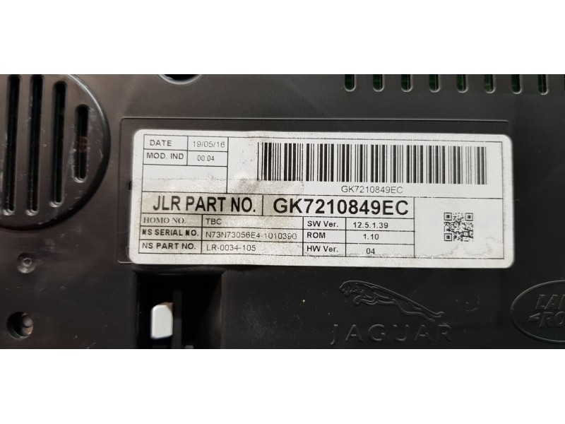 Recambio de cuadro instrumentos para land rover discovery sport pure referencia OEM IAM LR079404 GK7210849EC GK7210849EE