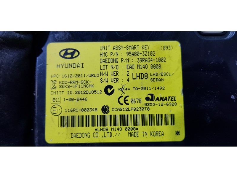 Recambio de modulo electronico para hyundai i40 premium referencia OEM IAM 954803Z102  