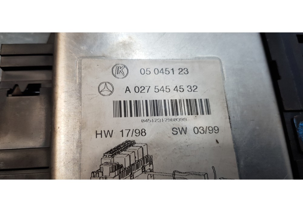 Recambio de caja reles / fusibles para mercedes clase s (w220) berlina 320 (220.065) referencia OEM IAM A0275454532  