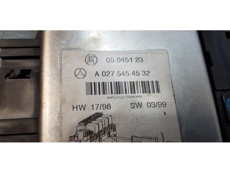 Recambio de caja reles / fusibles para mercedes clase s (w220) berlina 320 (220.065) referencia OEM IAM A0275454532  