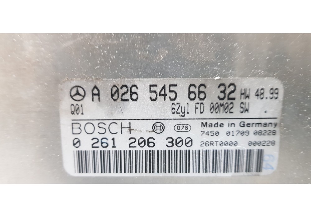 Recambio de centralita motor uce para mercedes clase s (w220) berlina 320 (220.065) referencia OEM IAM A0265456632  