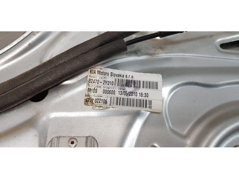 Recambio de elevalunas delantero izquierdo para hyundai ix35 style awd referencia OEM IAM 824012Y000  