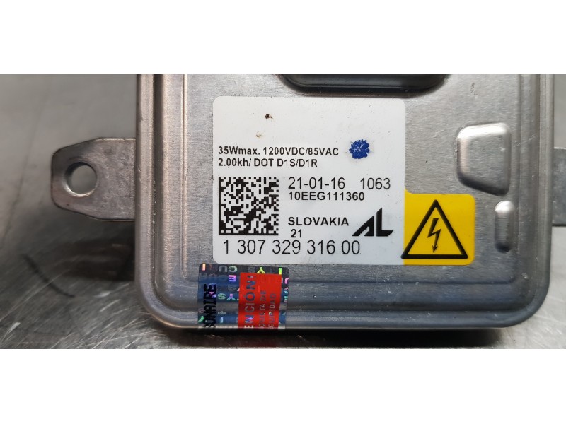 Recambio de centralita faros xenon para opel astra j gtc sportive referencia OEM IAM 1307329316  