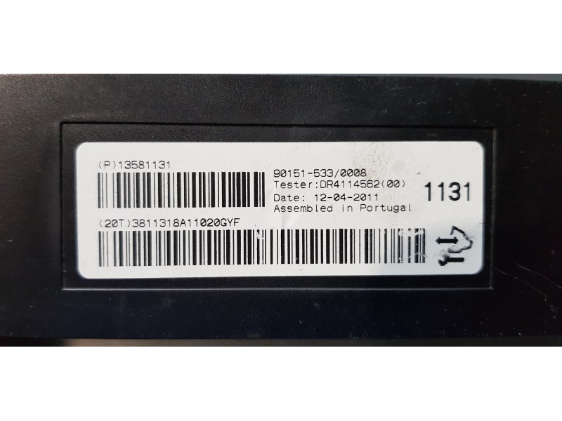 Recambio de centralita aire acondicionado para opel astra j lim. cosmo referencia OEM IAM 13581131  