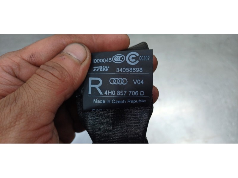 Recambio de kit airbag para audi a8 (4hc/4hl) 3.0 tdi clean diesel quattro referencia OEM IAM 4H1857001B38M  