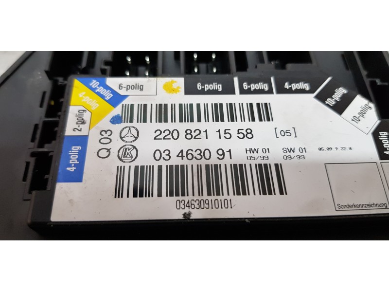 Recambio de modulo electronico para mercedes clase s (w220) berlina 320 (220.065) referencia OEM IAM 2208211558  