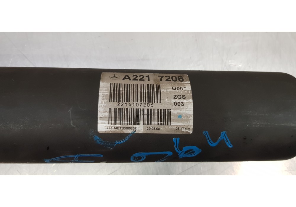 Recambio de transmision central para mercedes clase s (w221) berlina 320 / 350 cdi (221.022) referencia OEM IAM A2214107206  