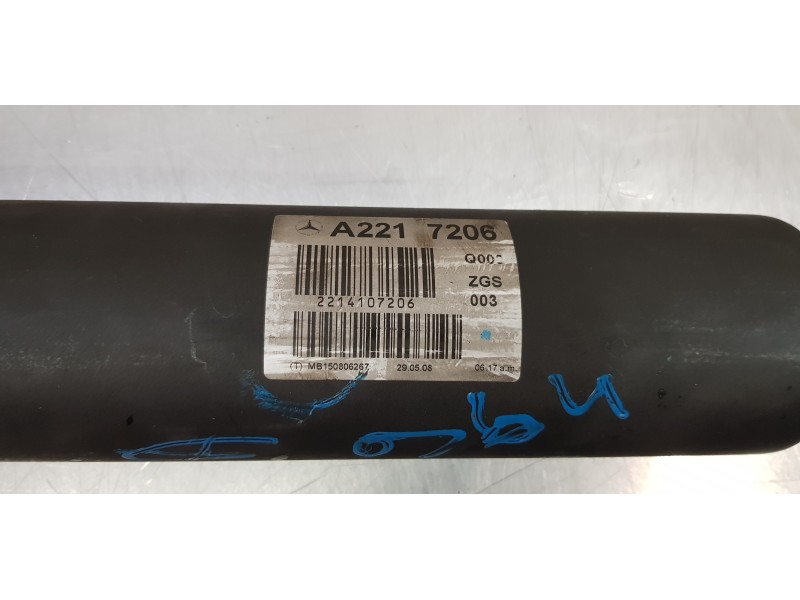 Recambio de transmision central para mercedes clase s (w221) berlina 320 / 350 cdi (221.022) referencia OEM IAM A2214107206  