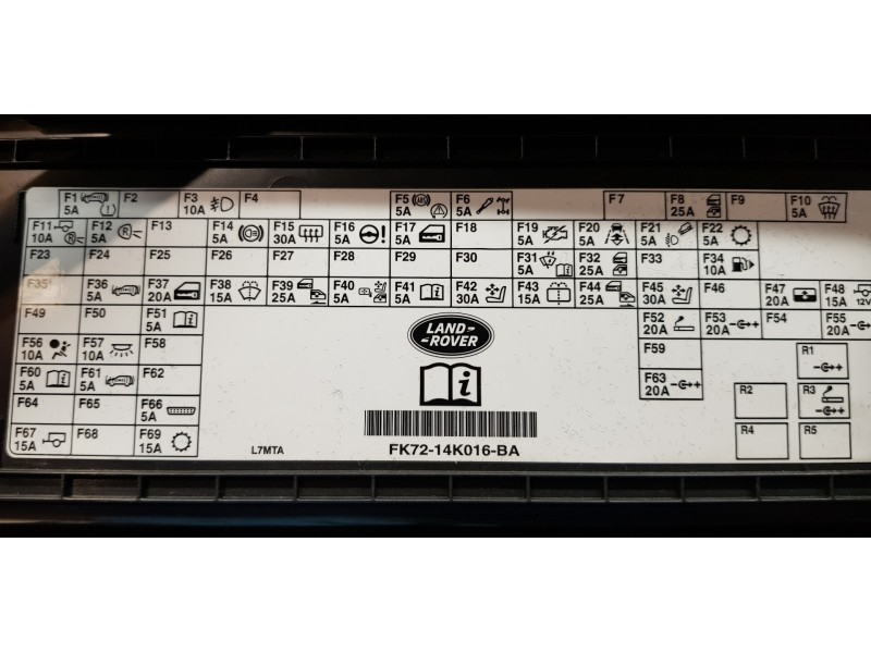 Recambio de guantera para land rover discovery sport pure referencia OEM IAM LR073430 FK7214K016BA FK72060T10CG8PVJ