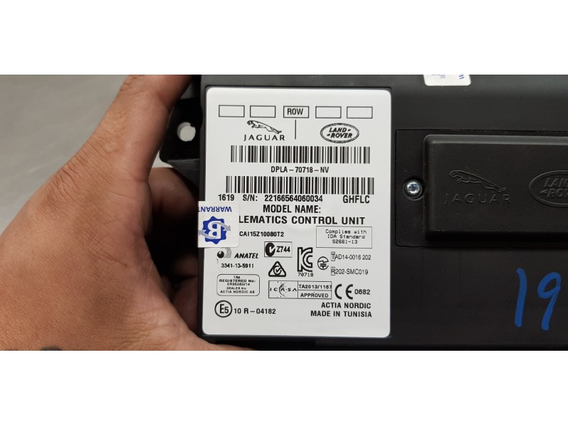 Recambio de modulo electronico para land rover discovery sport pure referencia OEM IAM DPLA70718NV  