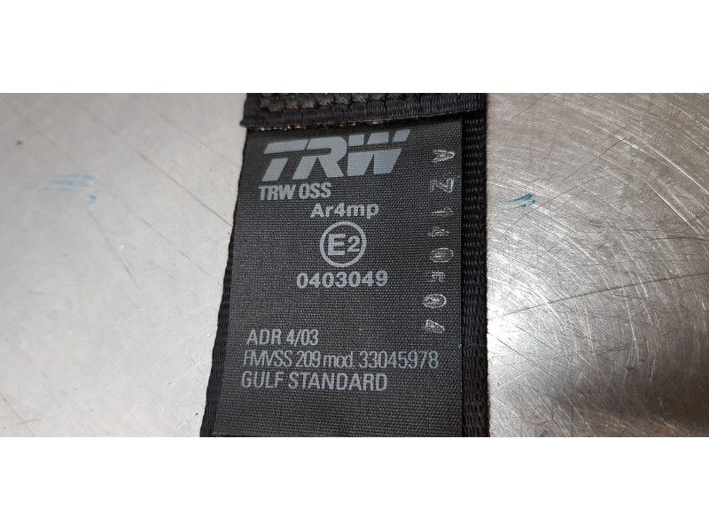 Recambio de cinturon seguridad trasero izquierdo para maserati quattroporte básico referencia OEM IAM 33045978  