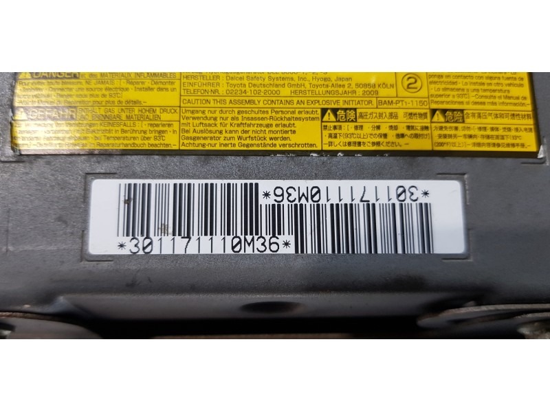 Recambio de kit airbag para toyota rav 4 (a3) executive referencia OEM IAM 8917042330   Recambio de kit airbag para toyota rav 4 (a3) executive referencia OEM IAM 8917042330
