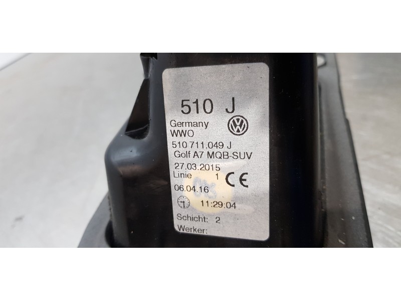 Recambio de palanca cambio para volkswagen golf vii sportsvan edition bluemotion tech referencia OEM IAM 510711049J   Recambio de palanca cambio para volkswagen golf vii sportsvan edition bluemotion tech referencia OEM IAM 510711049J