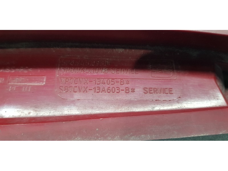 Recambio de piloto trasero izquierdo interior para seat altea (5p1) fr referencia OEM IAM 5P89451079B9   Recambio de piloto trasero izquierdo interior para seat altea (5p1) fr referencia OEM IAM 5P89451079B9