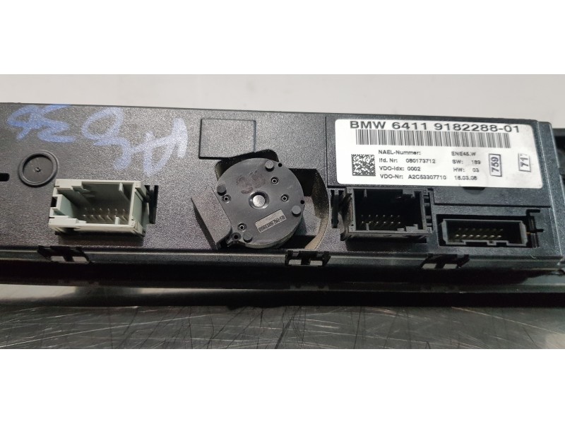 Recambio de mando climatizador para bmw serie 3 cabrio (e93) 325d referencia OEM IAM 64119182288  
