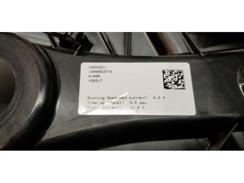 Recambio de elevalunas trasero izquierdo para alfa romeo stelvio (630) basis q4 referencia OEM IAM 6000626610 50552811 600062661