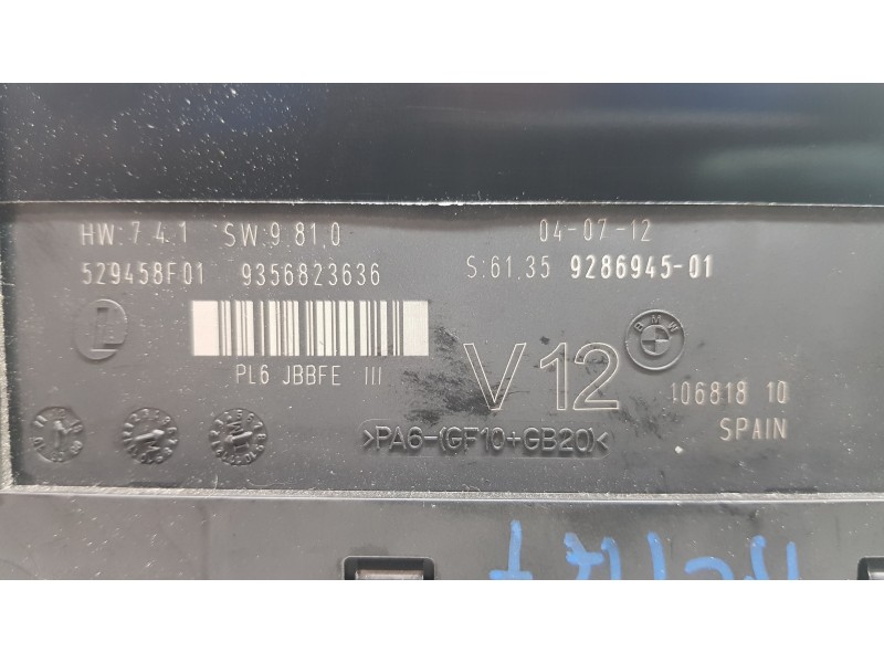 Recambio de modulo confort para bmw serie 5 gran turismo (f07) 530d xdrive referencia OEM IAM 61359286945  