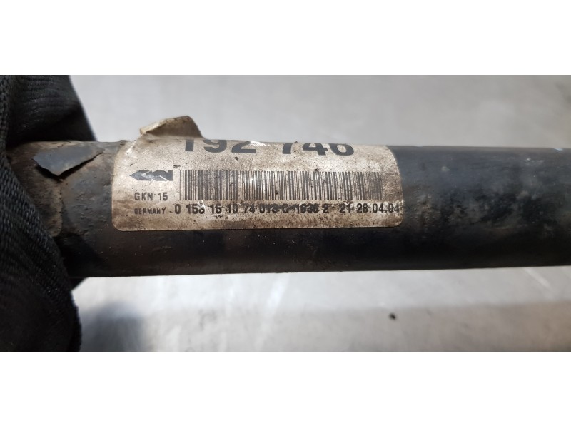 Recambio de transmision trasera derecha para maserati quattroporte básico referencia OEM IAM 192746  