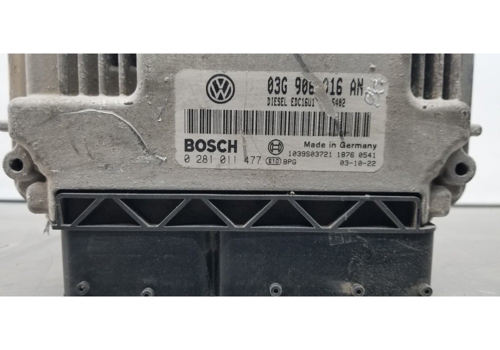 Recambio de centralita motor uce para volkswagen golf v berlina (1k1) sportline referencia OEM IAM 03G906016AN 0281011477 