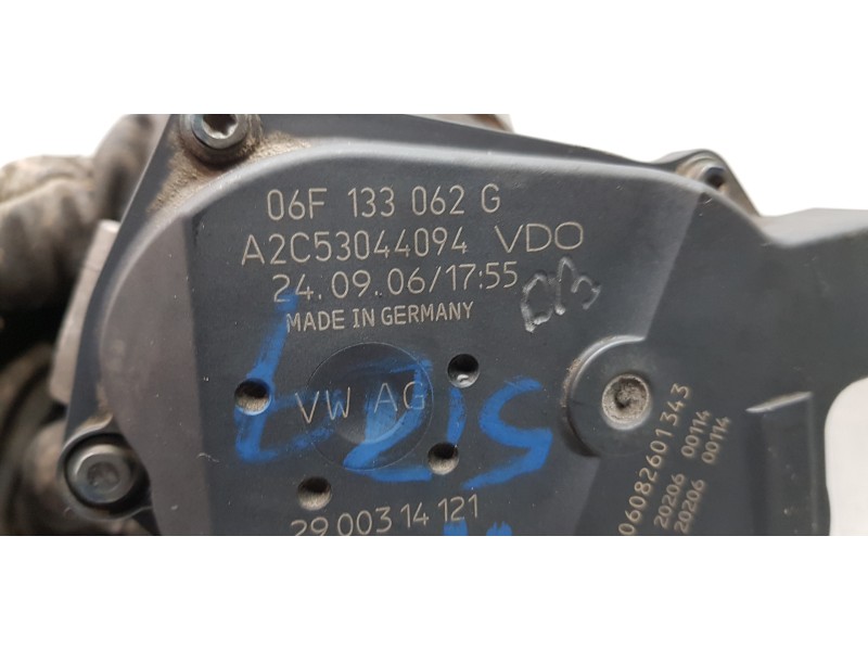 Recambio de caja mariposa para seat leon (1p1) fr referencia OEM IAM 06F133062G A2C53044094  Recambio de caja mariposa para seat leon (1p1) fr referencia OEM IAM 06F133062G A2C53044094