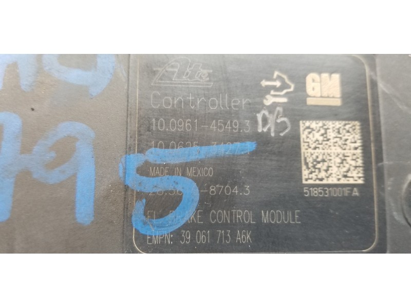 Recambio de abs para opel zafira (c) family start/stop referencia OEM IAM 39061713 10021211014 10096145493 Recambio de abs para opel zafira (c) family start/stop referencia OEM IAM 39061713 10021211014 10096145493