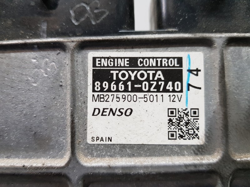 Recambio de centralita motor uce para toyota auris active referencia OEM IAM 896610Z740 MB2759005011 
