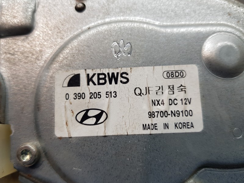 Recambio de motor limpia trasero para hyundai tucson hybrid referencia OEM IAM 98700N9100  