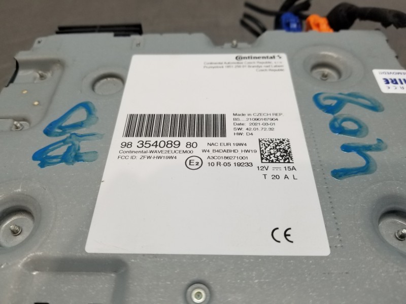 Recambio de sistema audio / radio cd para citroen ds 7 crossback bluehdi referencia OEM IAM 9835408980  