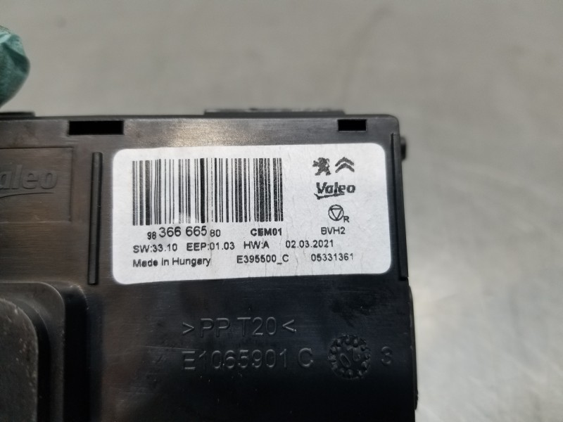 Recambio de modulo electronico para citroen ds 7 crossback bluehdi referencia OEM IAM 9836666580  