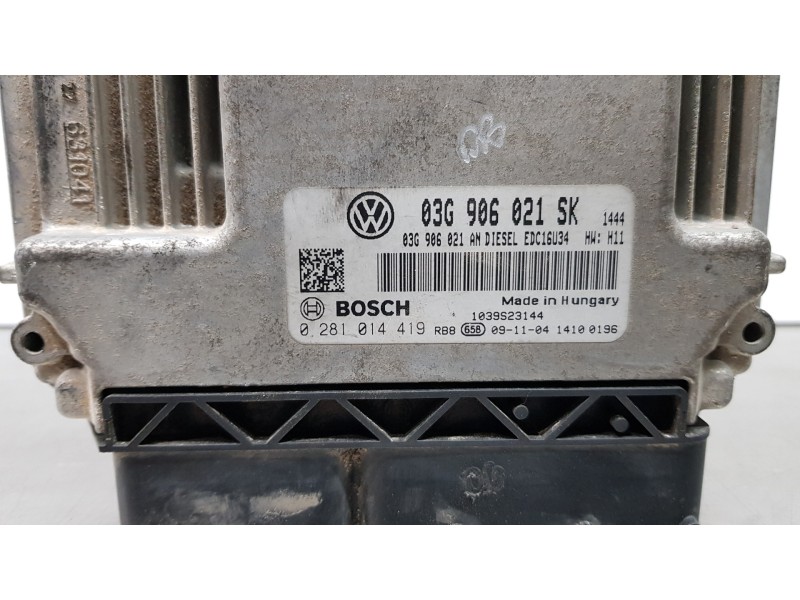 Recambio de centralita motor uce para seat altea xl (5p5) reference referencia OEM IAM 03G906021SK 03G906021AN 0281014419