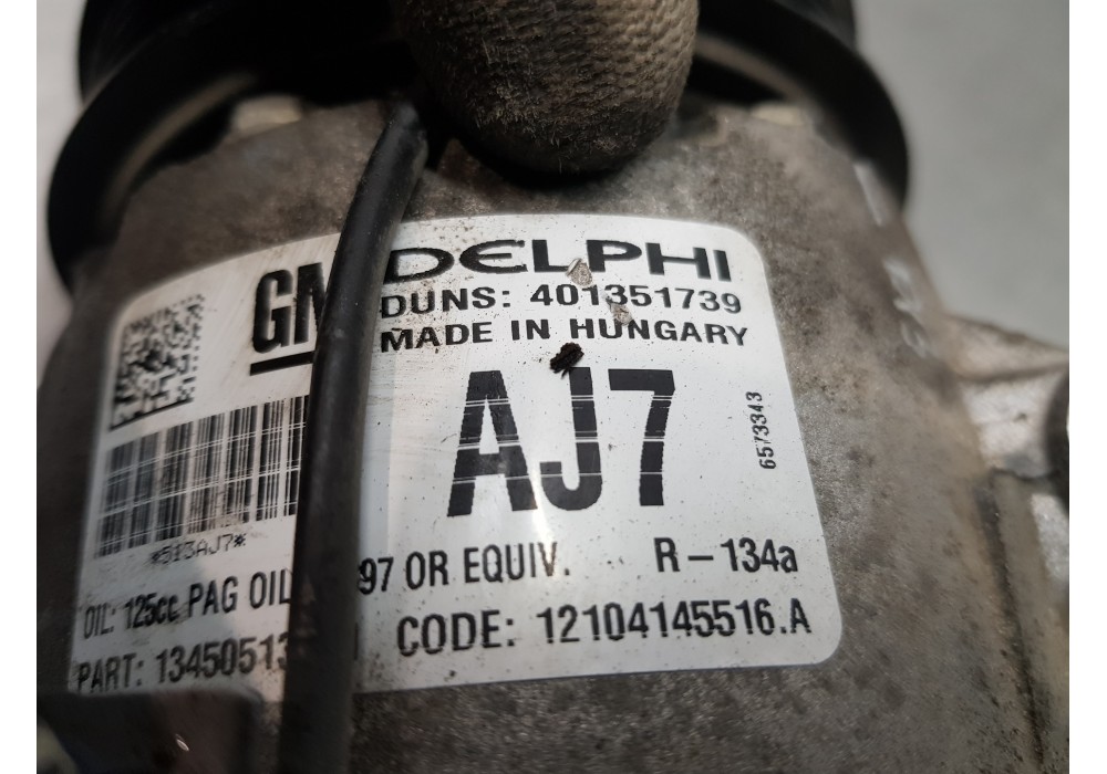 Recambio de compresor aire acondicionado para opel astra j sports tourer selective referencia OEM IAM 13450513 95518882 