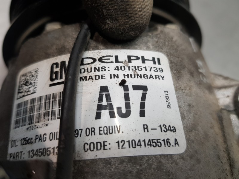 Recambio de compresor aire acondicionado para opel astra j sports tourer selective referencia OEM IAM 13450513 95518882 