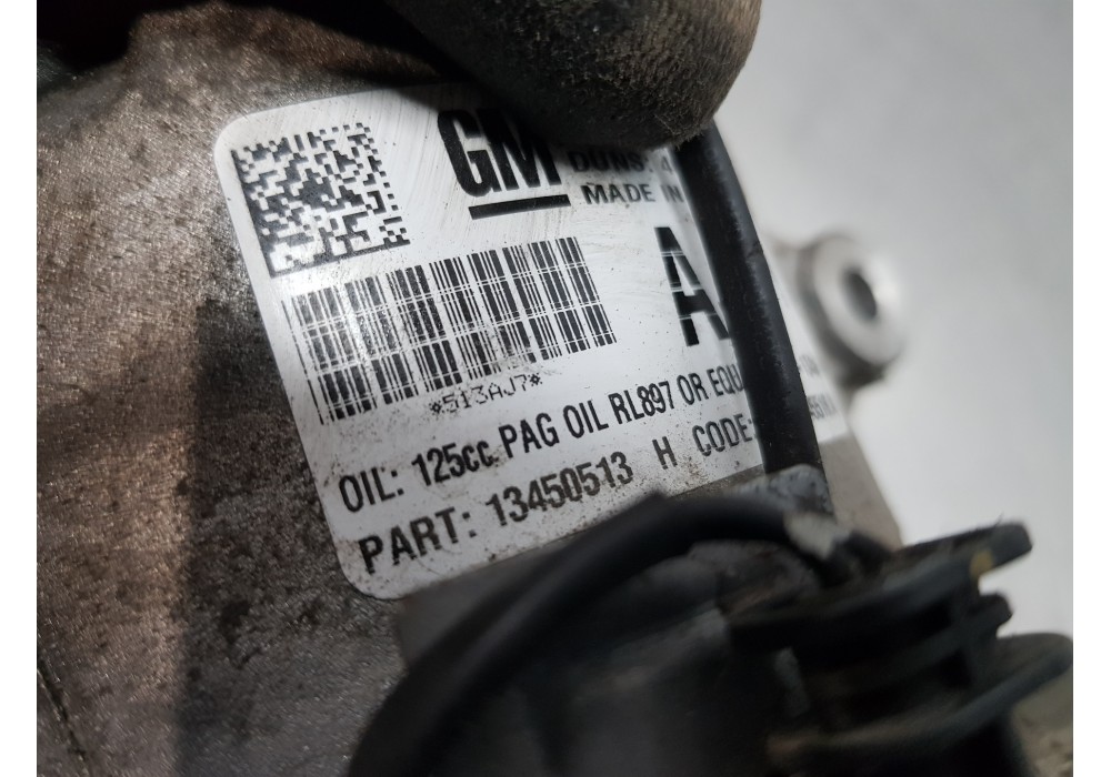 Recambio de compresor aire acondicionado para opel astra j sports tourer selective referencia OEM IAM 13450513 95518882 