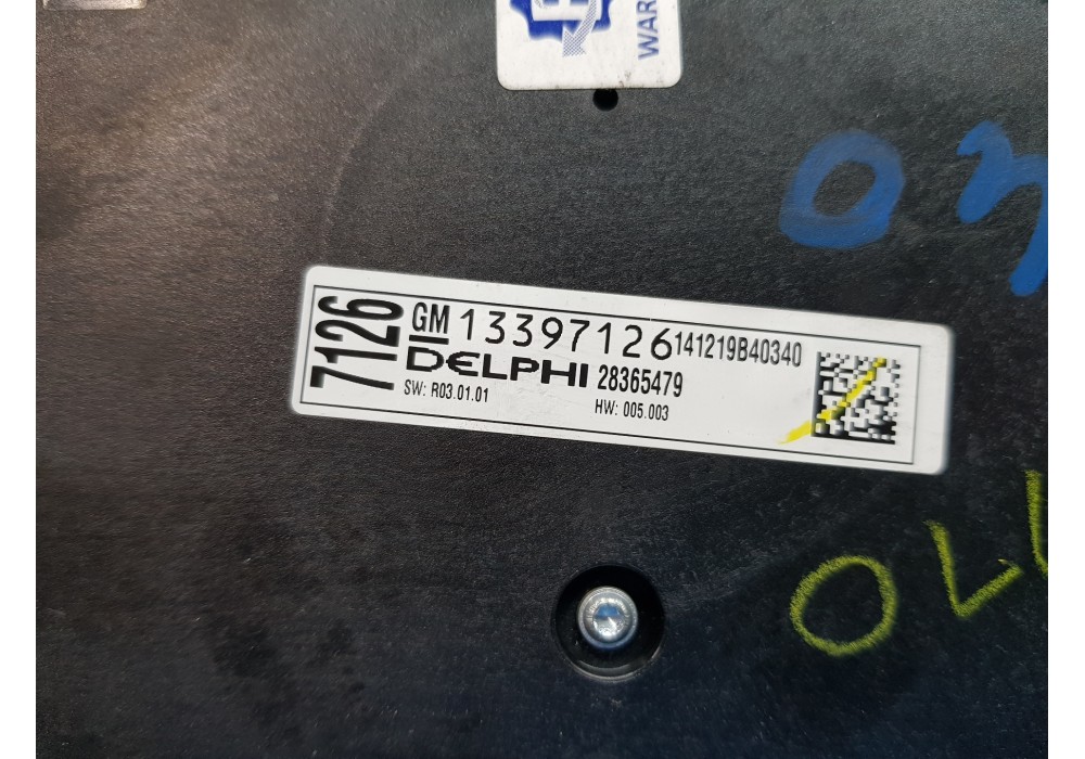 Recambio de sistema audio / radio cd para opel astra j sports tourer selective referencia OEM IAM 23495140 13397126 13435148