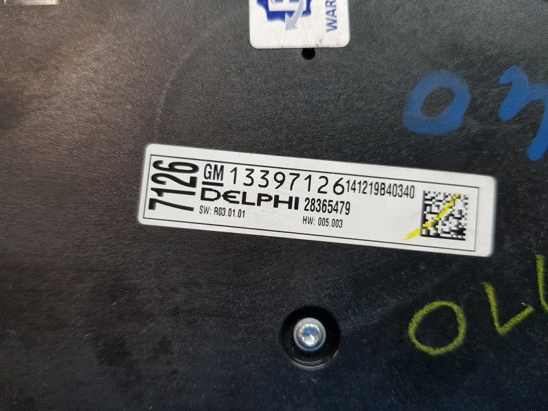 Recambio de sistema audio / radio cd para opel astra j sports tourer selective referencia OEM IAM 23495140 13397126 13435148