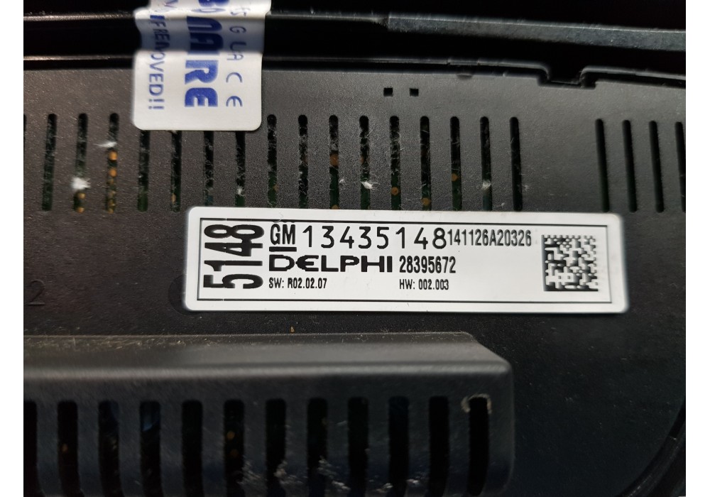 Recambio de sistema audio / radio cd para opel astra j sports tourer selective referencia OEM IAM 23495140 13397126 13435148