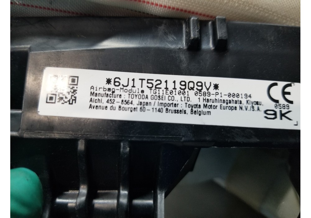 Recambio de airbag cortina delantero derecho para toyota corolla touring sports (e21) hybrid referencia OEM IAM 6217002440 TG11E