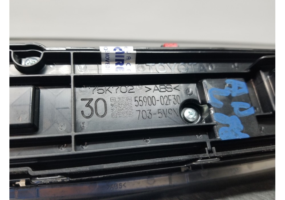 Recambio de mando climatizador para toyota corolla touring sports (e21) hybrid referencia OEM IAM 5590002F30  