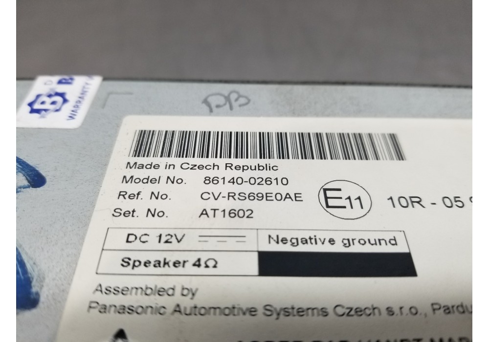 Recambio de pantalla multifuncion para toyota corolla touring sports (e21) hybrid referencia OEM IAM 8614002610  