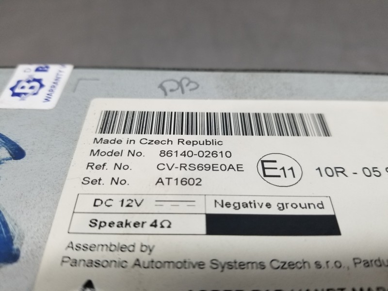 Recambio de pantalla multifuncion para toyota corolla touring sports (e21) hybrid referencia OEM IAM 8614002610  