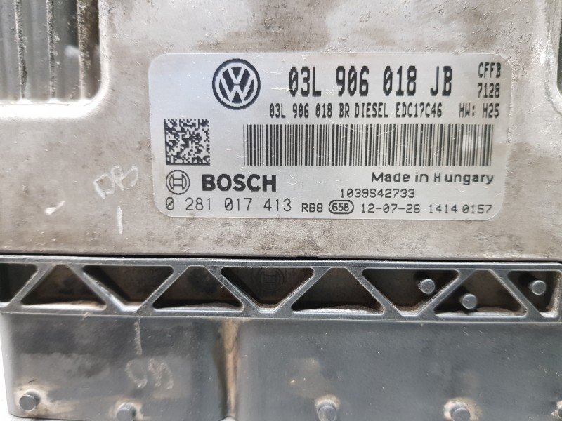 Recambio de centralita motor uce para skoda superb combi (3t5) active referencia OEM IAM 03L906018JB 0281017413 