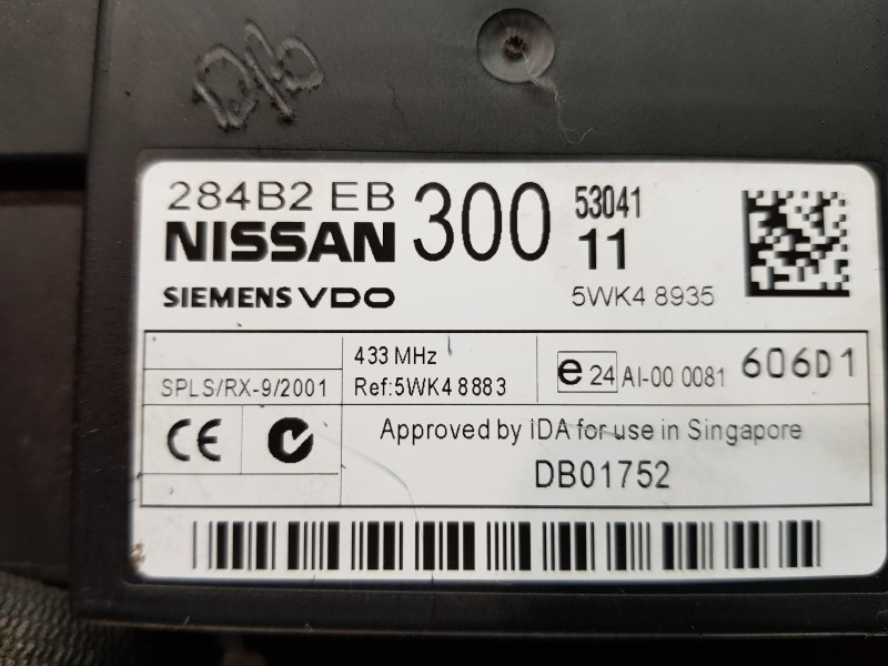 Recambio de modulo confort para nissan pathfinder (r51) iii referencia OEM IAM 284B2EB300 5WK48935 
