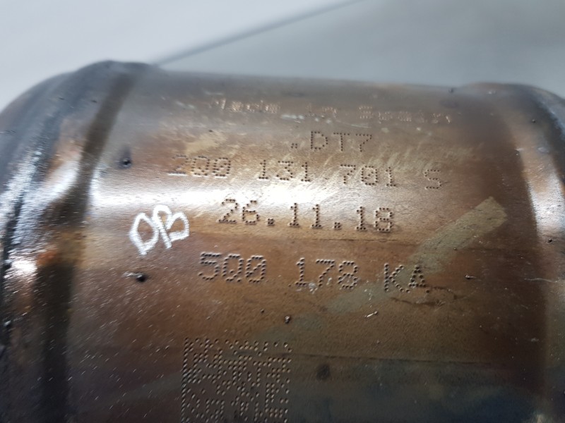 Recambio de catalizador para volkswagen polo beats referencia OEM IAM 2Q0254502GX 2Q0131723 2Q0131701S